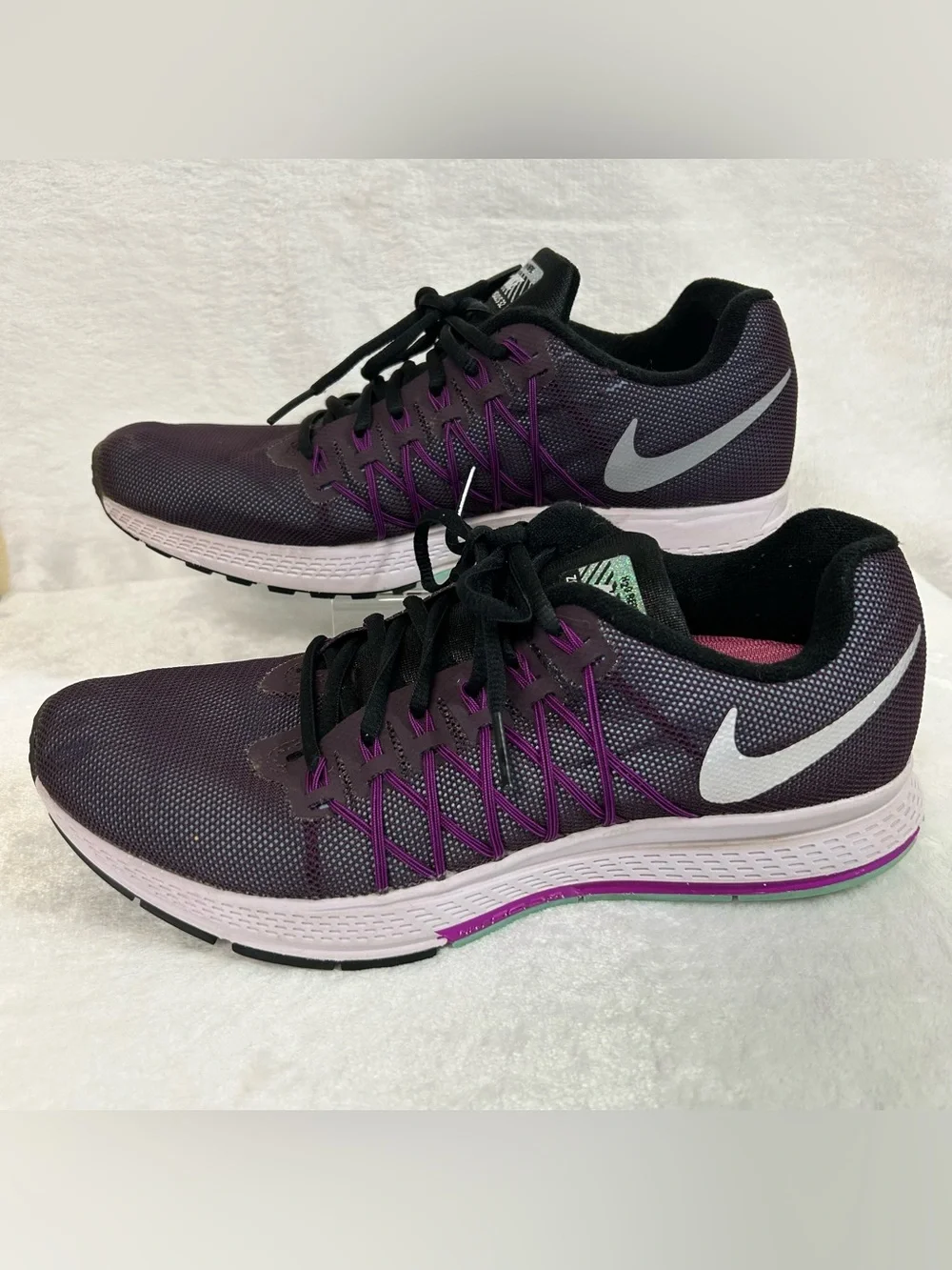 Nike Air Zoom Pegasus 32 Women's Sneakers Size 9 Purple Running Athletic - Picture 5 of 9